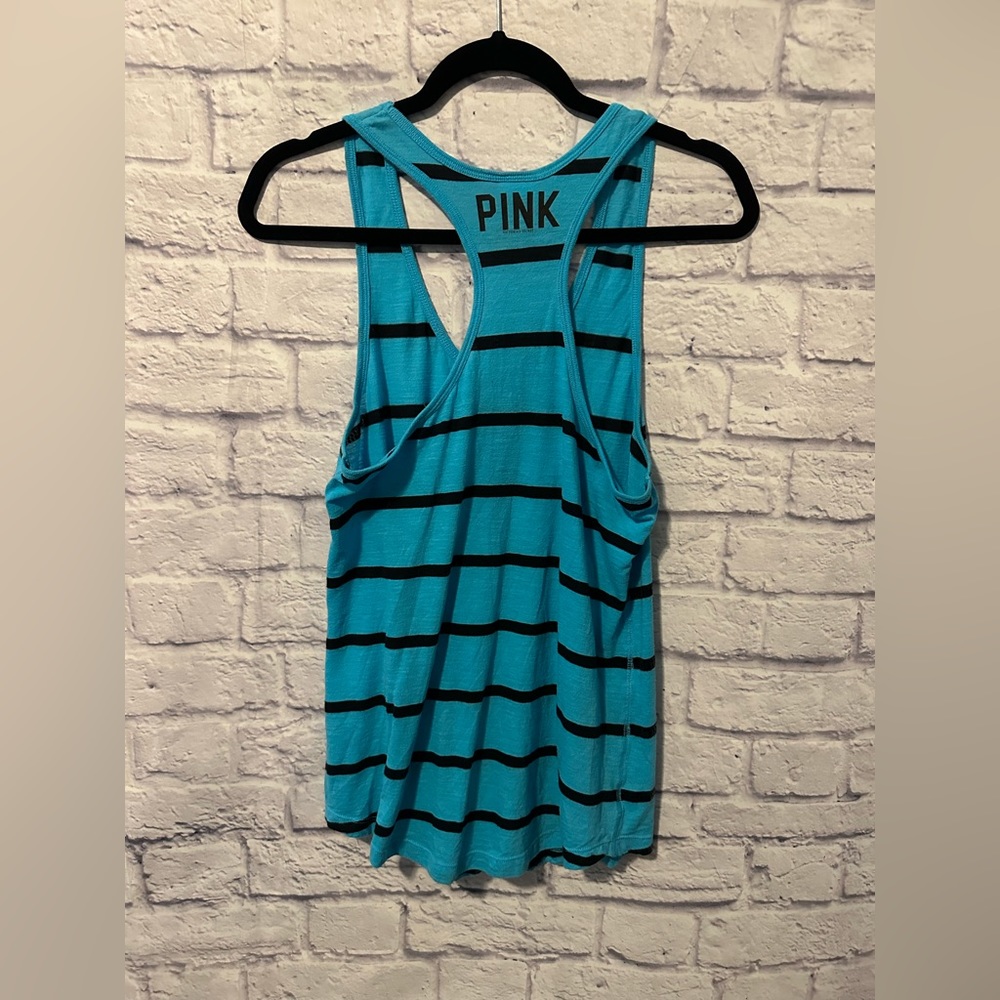 Victoria’s Secret PINK Classic Racerback Tank with sequin stripes